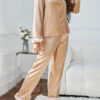 Pyjama Pour Femme Élégant en Satin "Rêve Doré"
