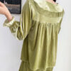 Pyjama Pour Femme En Velours "Frisson de Jade"
