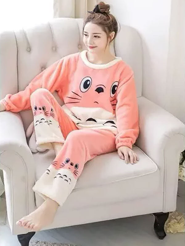 Pyjama D'hiver Chaud Pour Femme "Tendresse Polaire"