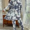 Pyjama Pour Femme 3 Pièces "Senteur de Magnolia"