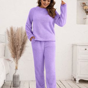 Pyjama d&rsquo;Hiver Chaud Pour Femme « Eden Polaire »