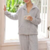 Pyjama d'Hiver Bleu Ciel Pour Femme Polaire "Rêve Polaire"