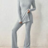 Pyjama D'hiver Gris Pour Femme "Calme Lunaire"