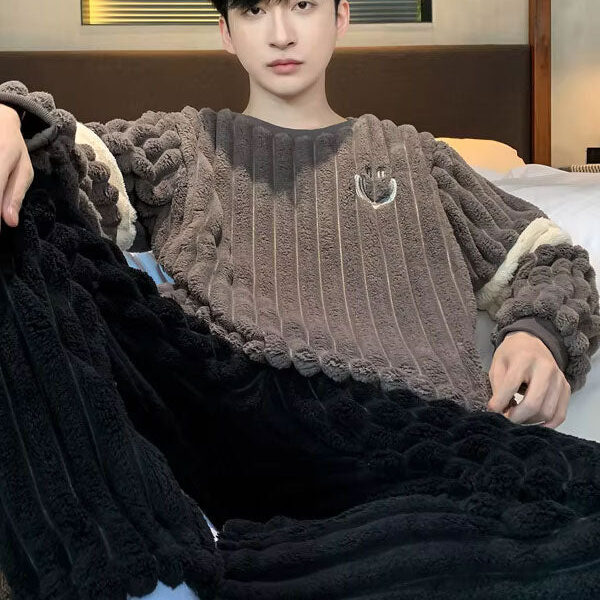 Pyjama Pour Homme Chaud Polaire "Confort Boréal"
