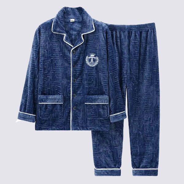 Pyjama Pour Homme Chaud "Lueur de Neige"
