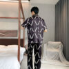 Pyjama Pour Homme Élégant en Satin "Douceur Nocturne"