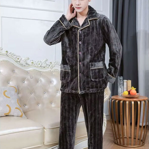Pyjama Pour Homme En Polaire "Caresse Arctique"
