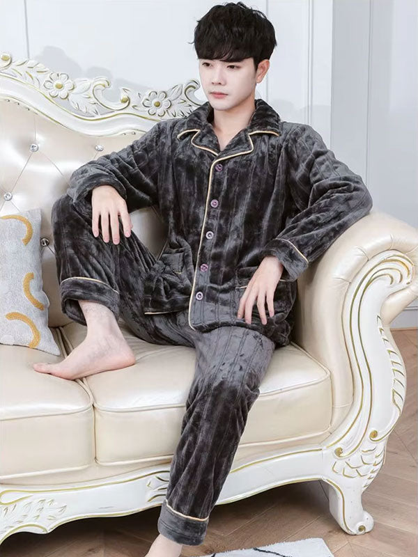 Pyjama Pour Homme En Polaire "Caresse Arctique"