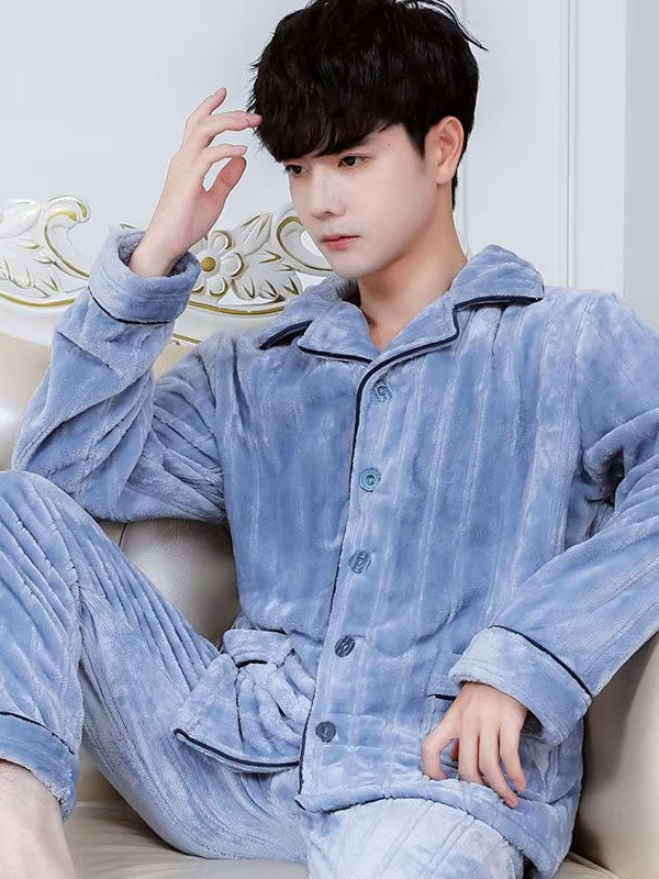 Pyjama Pour Homme En Polaire "Caresse Arctique"