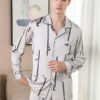 Pyjama Pour Homme En Satin "Confort Moderne"