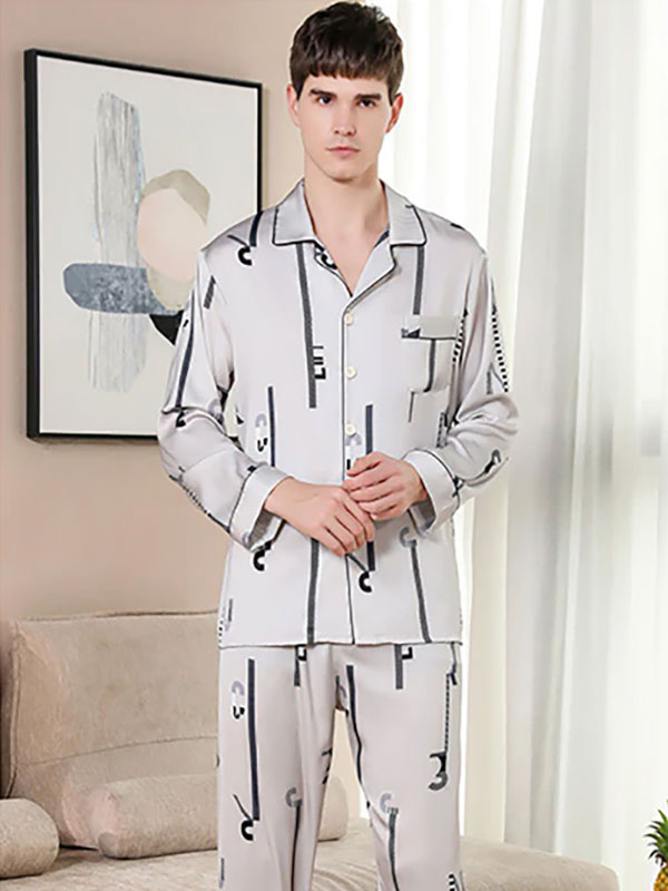 Pyjama Pour Homme En Satin "Confort Moderne"