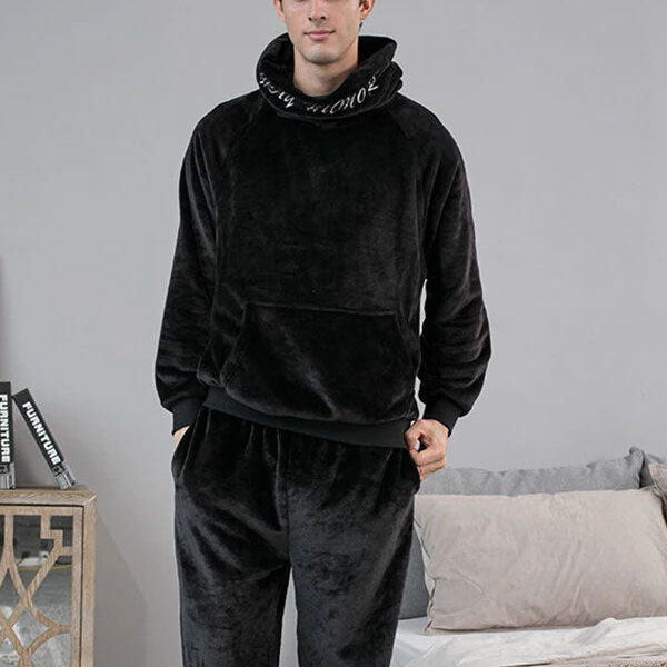 Pyjama D'hiver Chaud Pour Homme "Douce Nuit Polaire"