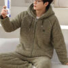 Pyjama D'hiver Chaud Pour Homme "Vague Polaire"