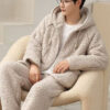 Pyjama D'hiver Chaud Pour Homme "Vague Polaire"
