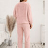 Pyjama Moumoute Pour Femme Rose "Eden Polaire"