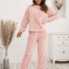 Pyjama Moumoute Pour Femme Rose "Eden Polaire"