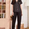 Pyjama En Satin "Tendresse Nocturne"