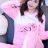Pyjama D'hiver Polaire Pour Femme Motif Cœur "Câlin Polaire"