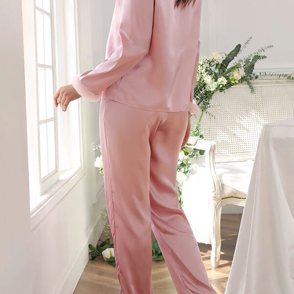 Pyjama Rose Pour Femme "Rosée Éclatante"