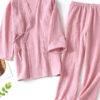 Pyjama Avec Veste Rose Pour Femme "Rêverie de Perle"
