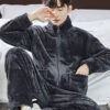 Pyjama En Flanelle Pour Homme "Brise Enneigée"