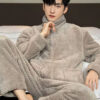 Pyjama En Flanelle Pour Homme "Brise Enneigée"