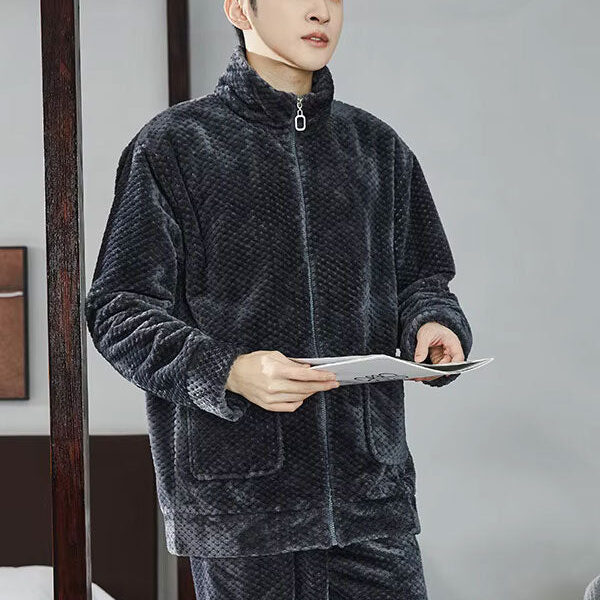 Pyjama En Flanelle Pour Homme "Brise Enneigée"