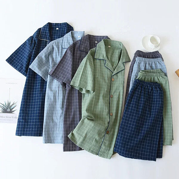 Ensemble Pyjamas Short Pour Homme "Brise Marine"