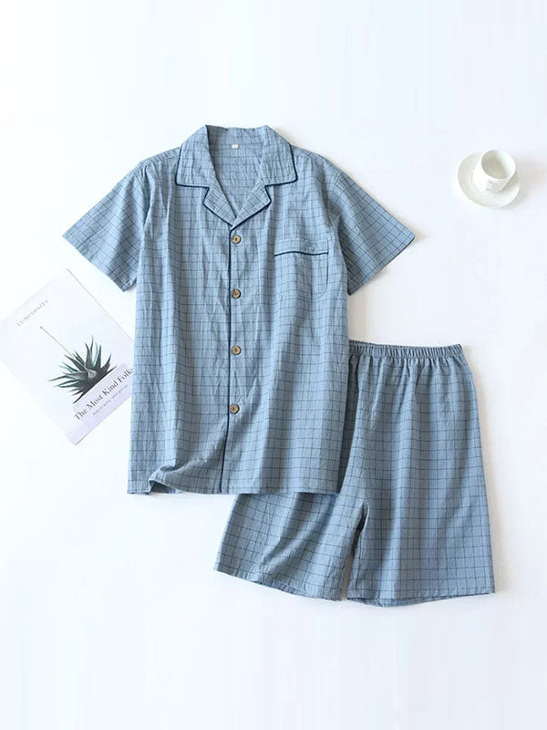 Ensemble Pyjamas Short Pour Homme "Brise Marine"