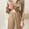 Pyjama en Satin Pour Femme "Éclat de Diamant"
