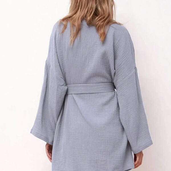Robe de Chambre pour Femme en coton "Douceur Matinale"