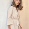 Robe de Chambre Légère en Coton Pour Femme "Éveil Douillet"