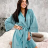Robe De Chambre En Velours Pour Femme "Velours de Rêve"
