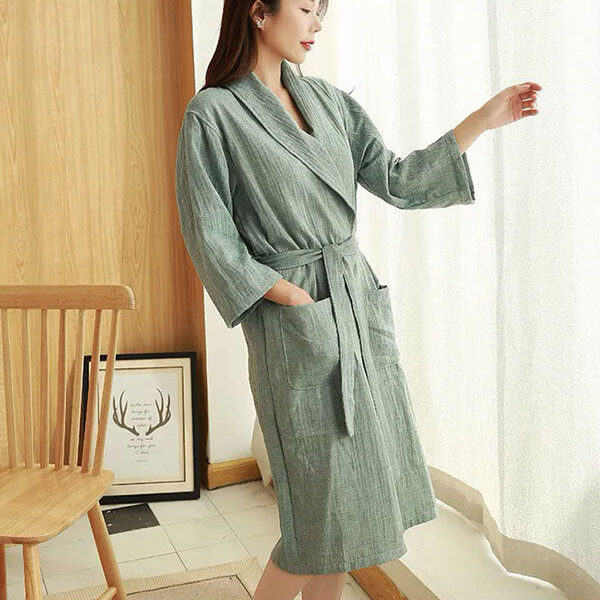 Robe de Chambre D'été Pour Femme "Sérénité Matinale"