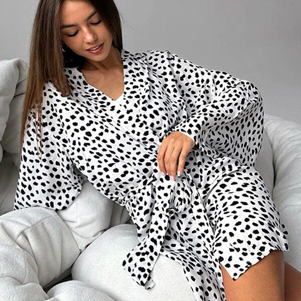 Robe De Chambre D'été "Flocon de Douceur"