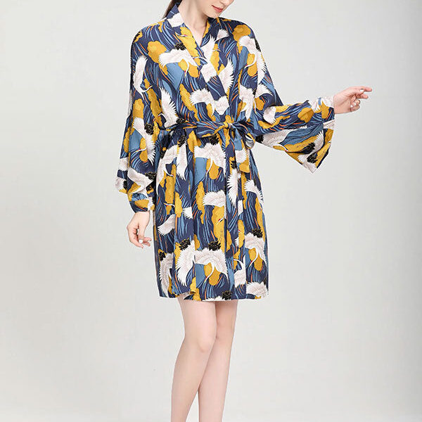 Robe de Chambre en Satin pour Femme "Velours de Satin"