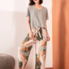 Pyjama Pour Femme 2 pièces "Jardin De Printemps"