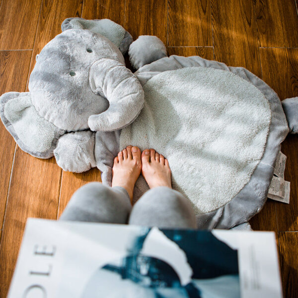 Éléphant en peluche géant hyper doux