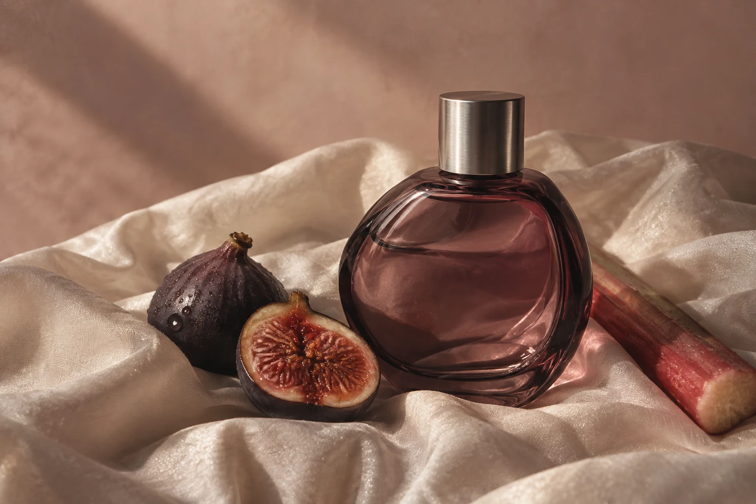 Plum fragrance beside fig and rhubarb