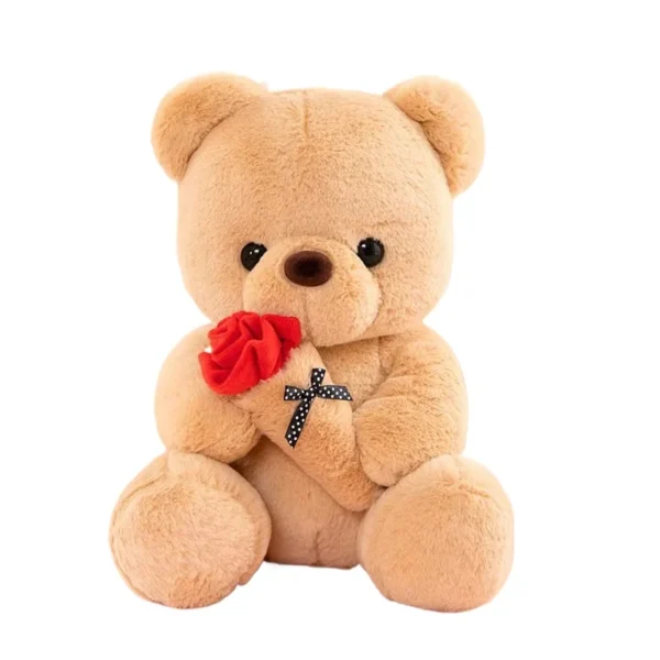 Adorable ours en peluche rose
