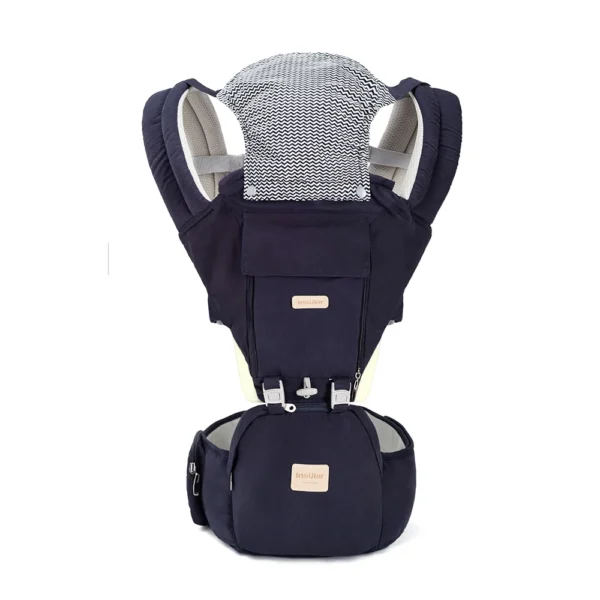 Porte-bébé insulaire avec assise sur la hanche