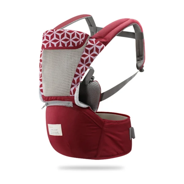 Porte-bébé insulaire avec assise sur la hanche