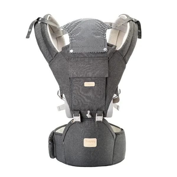 Porte-bébé insulaire avec assise sur la hanche