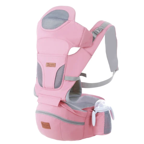 Porte-bébé AINOMI face au ventre, siège de hanche