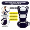 Porte-bébé ergonomique avec assise de hanche