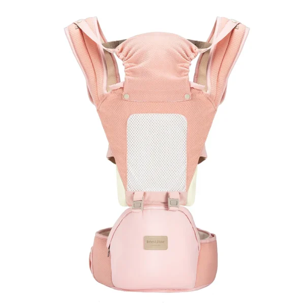 Porte-bébé insulaire avec assise sur la hanche