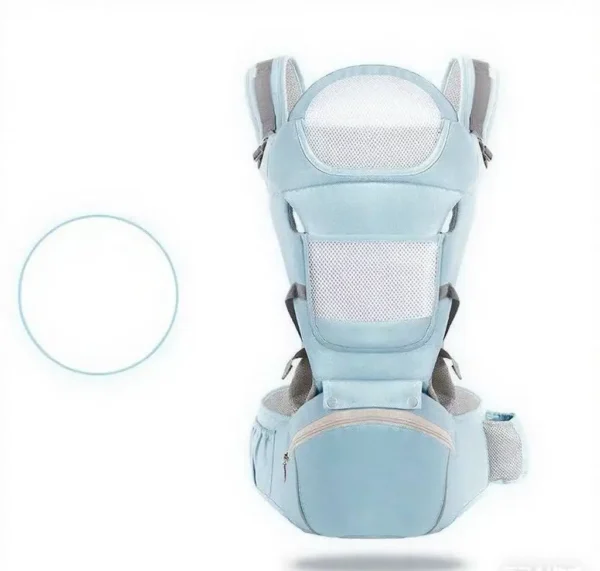 Porte-bébé ergonomique multifonctionnel avec repose-taille